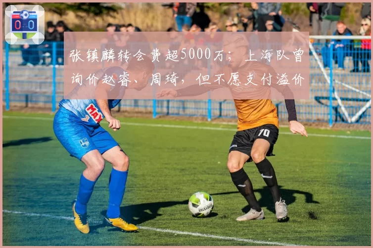 张镇麟转会费超5000万;上海队曾询价赵睿、周琦,但不愿支付溢价