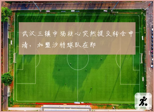 武汉三镇中场核心突然提交转会申请，加盟沙特球队在即